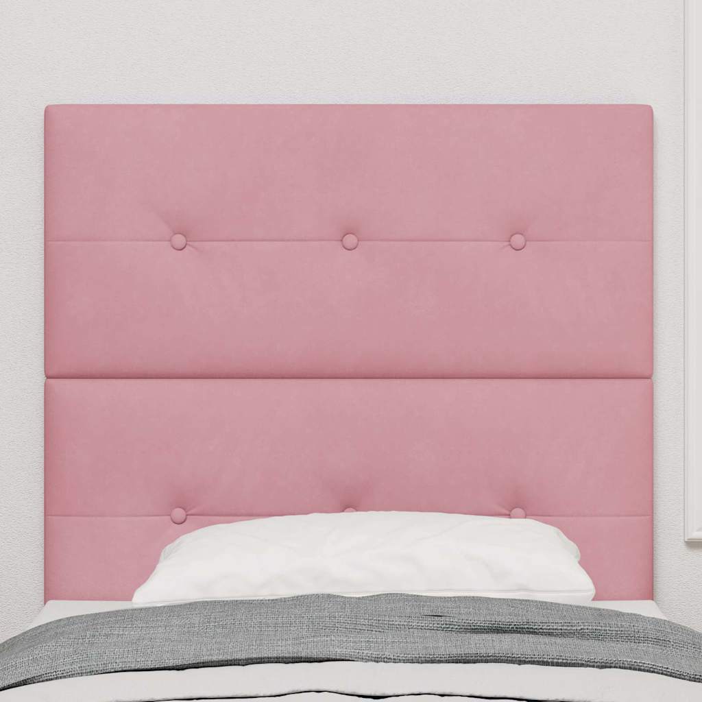 Testiera Rosa 100 cm Velluto