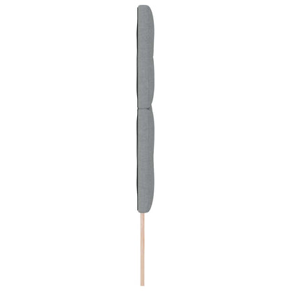 Testiera regolabile in altezza Grigio chiaro 144 cm Tessuto
