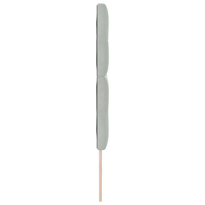 Testiera Grigio chiaro 144 cm Velluto