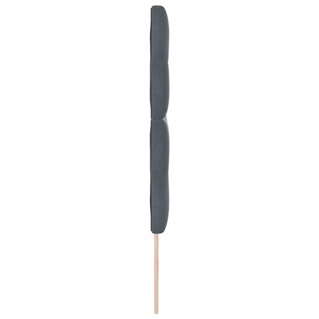 Testiera Grigio scuro 144 cm Velluto