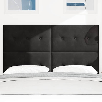 Testiera Nero 144 cm Velluto