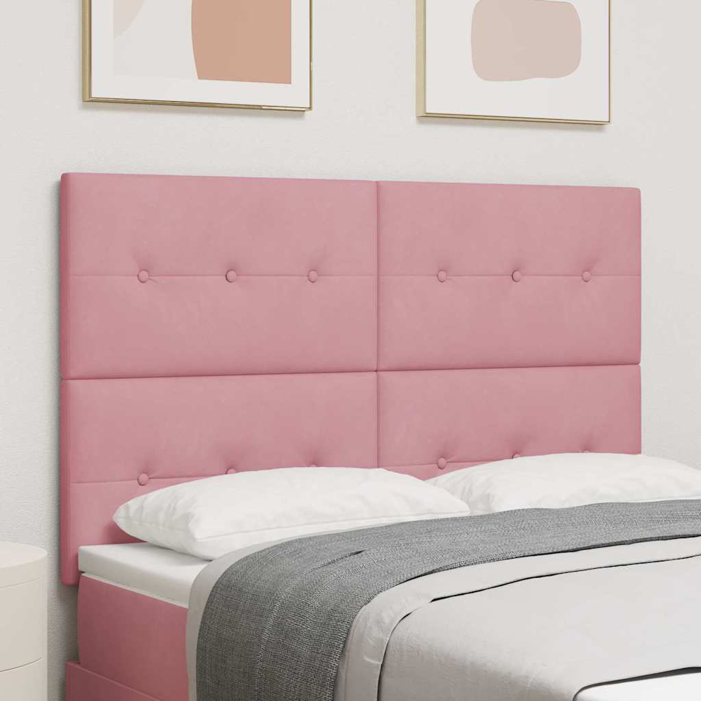 Testiera Rosa 160 cm Velluto