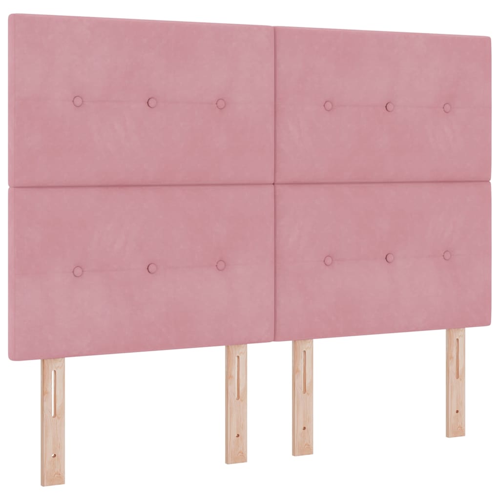 Testiera Rosa 160 cm Velluto