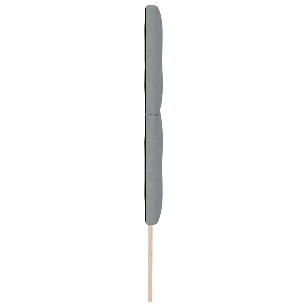Testiera regolabile in altezza Grigio chiaro 180 cm Tessuto
