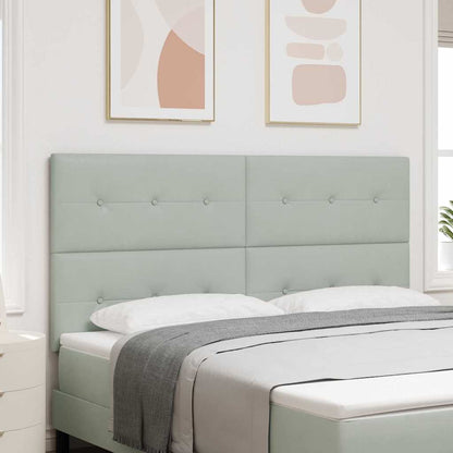 Testiera Grigio chiaro 180 cm Velluto
