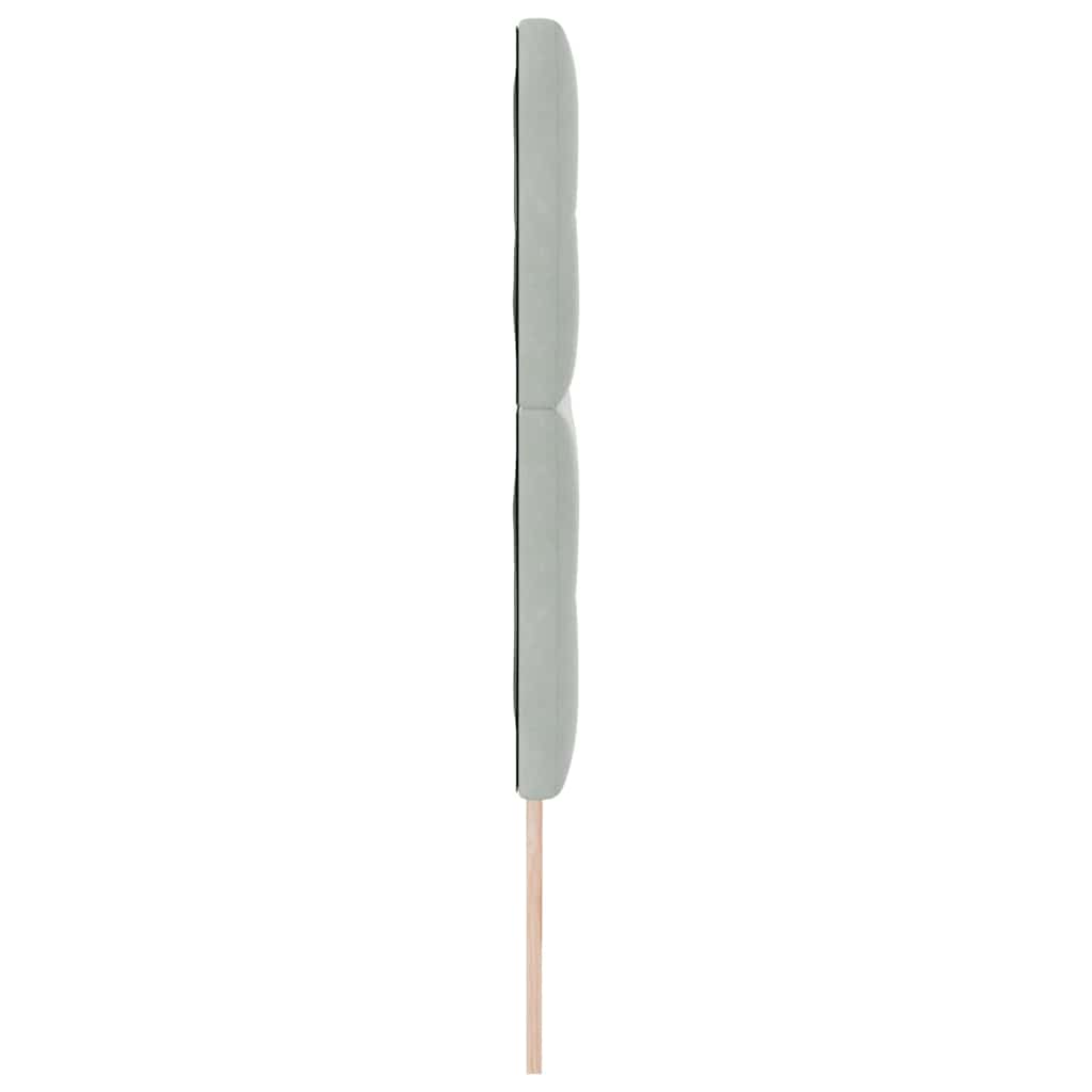 Testiera Grigio chiaro 180 cm Velluto
