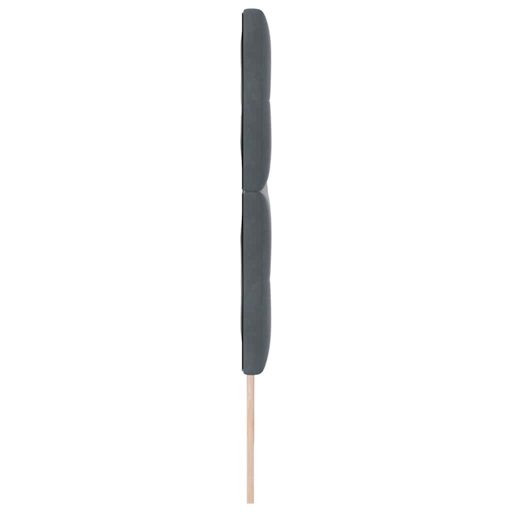 Testiera Grigio scuro 180 cm Velluto