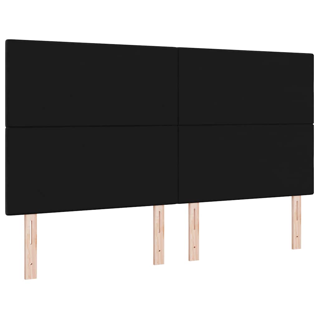 Testiera Nero 180 cm Velluto