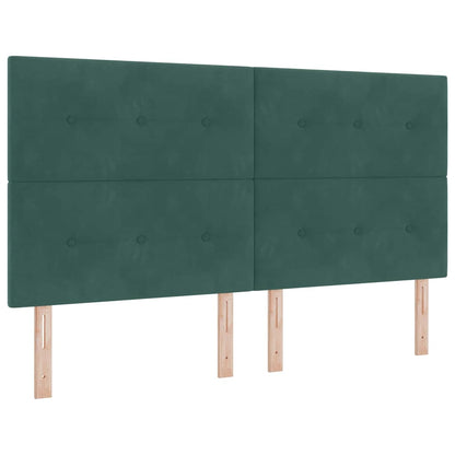 Testiera Verde Scuro 180 cm Velluto