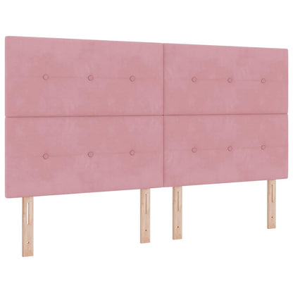 Testiera Rosa 180 cm Velluto