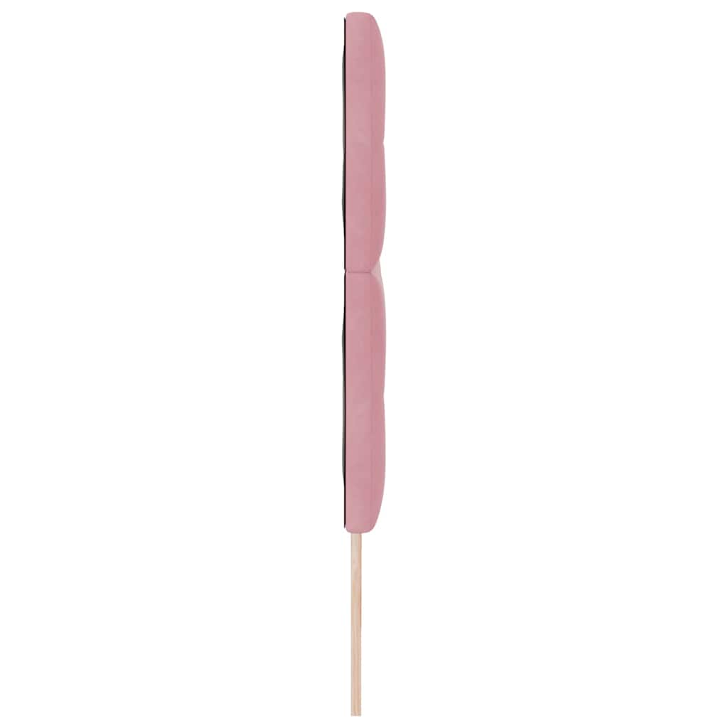 Testiera Rosa 180 cm Velluto