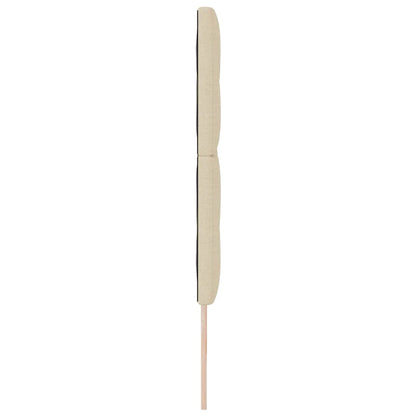 Testiera regolabile in altezza Crema 200 cm Tessuto