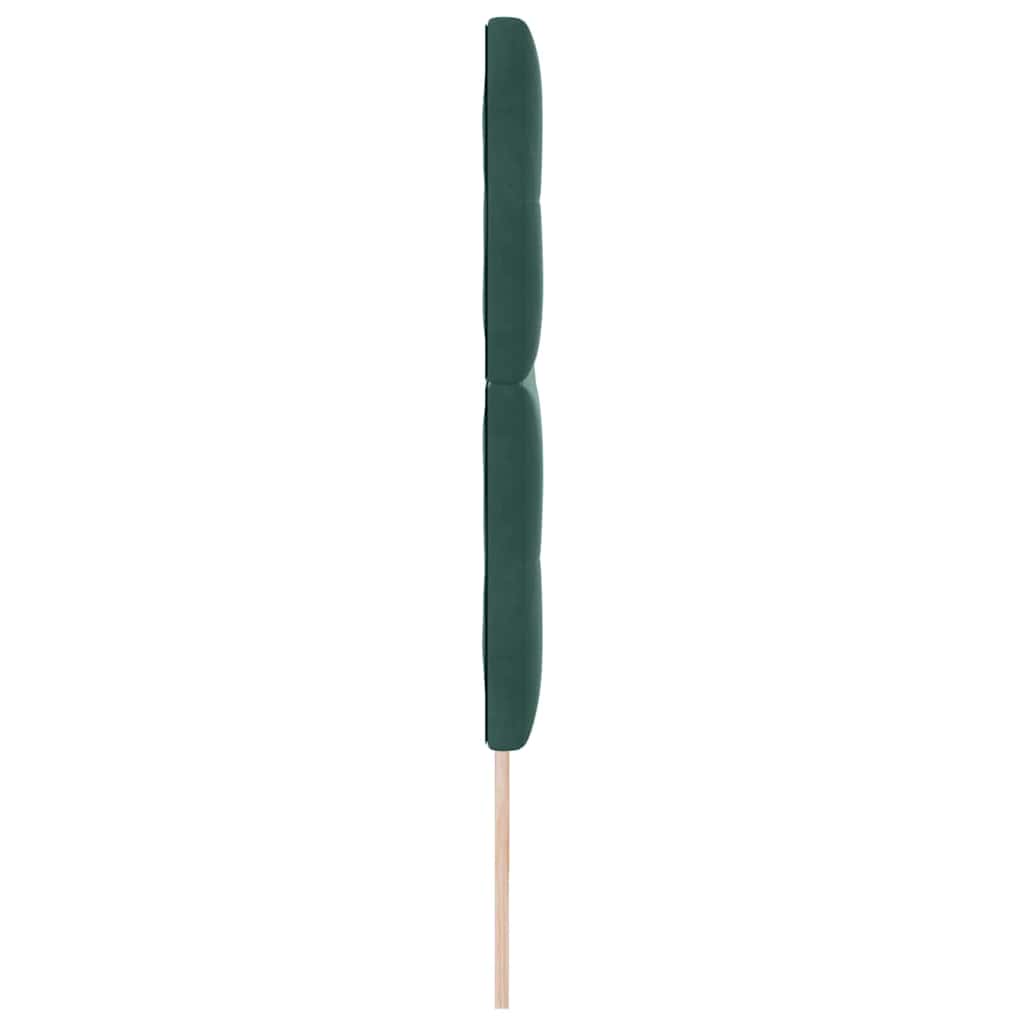 Testiera Verde Scuro 200 cm Velluto