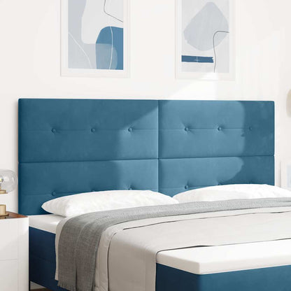 Testiera Blu Scuro 200 cm Velluto