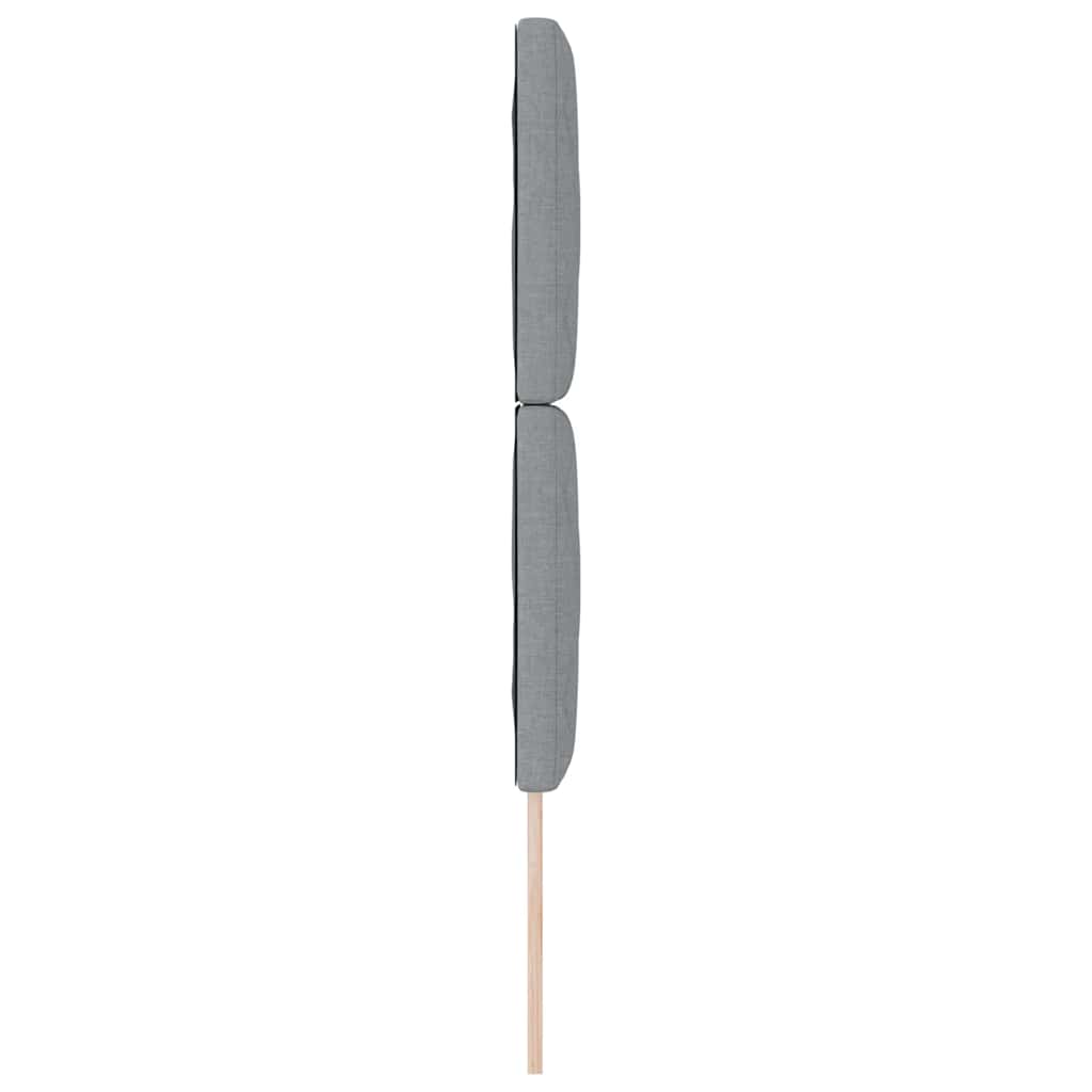 Testiera Grigio chiaro 80 cm Tessuto