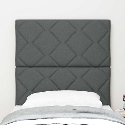Testiera Grigio scuro 80 cm Tessuto