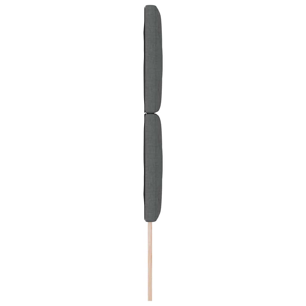 Testiera Grigio scuro 80 cm Tessuto