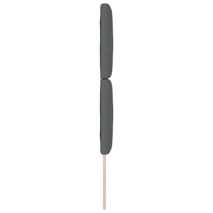Testiera Grigio scuro 80 cm Tessuto