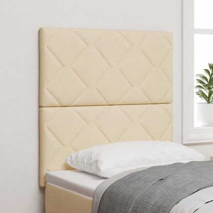 Testiera Crema 80 cm Tessuto
