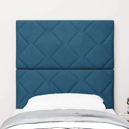 Testiera Blu Scuro 80 cm Velluto