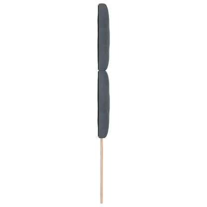 Testiera Grigio scuro 90 cm Velluto