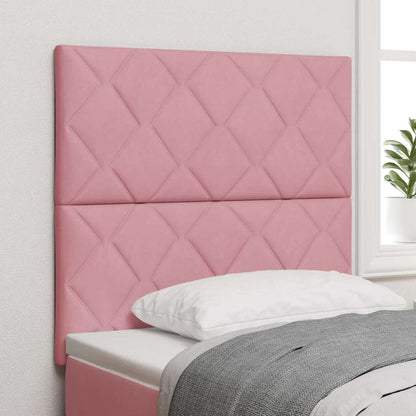 Testiera Rosa 90 cm Velluto