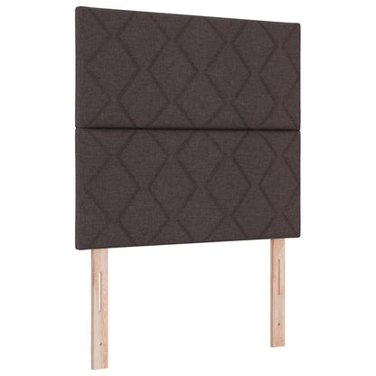 Testiera Marrone Scuro 100 cm Tessuto
