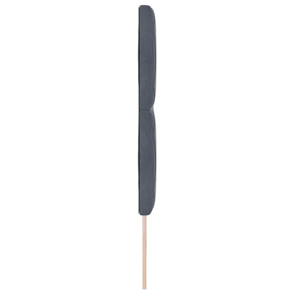 Testiera Grigio scuro 144 cm Velluto