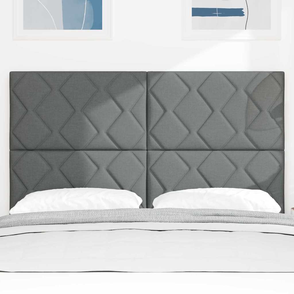 Testiera Grigio scuro 160 cm Tessuto