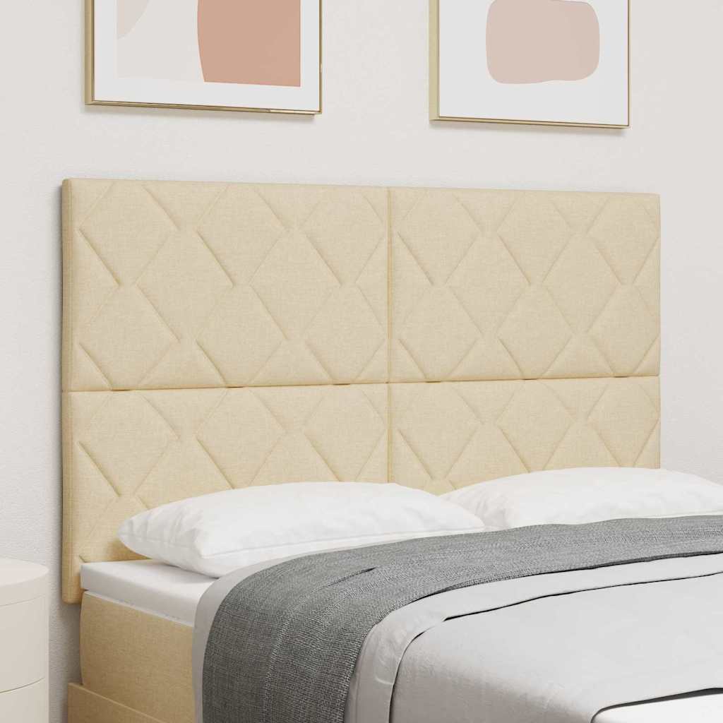 Testiera Crema 160 cm Tessuto