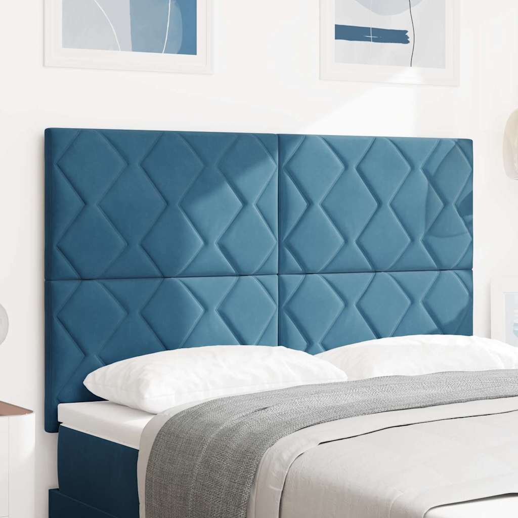 Testiera Blu Scuro 160 cm Velluto