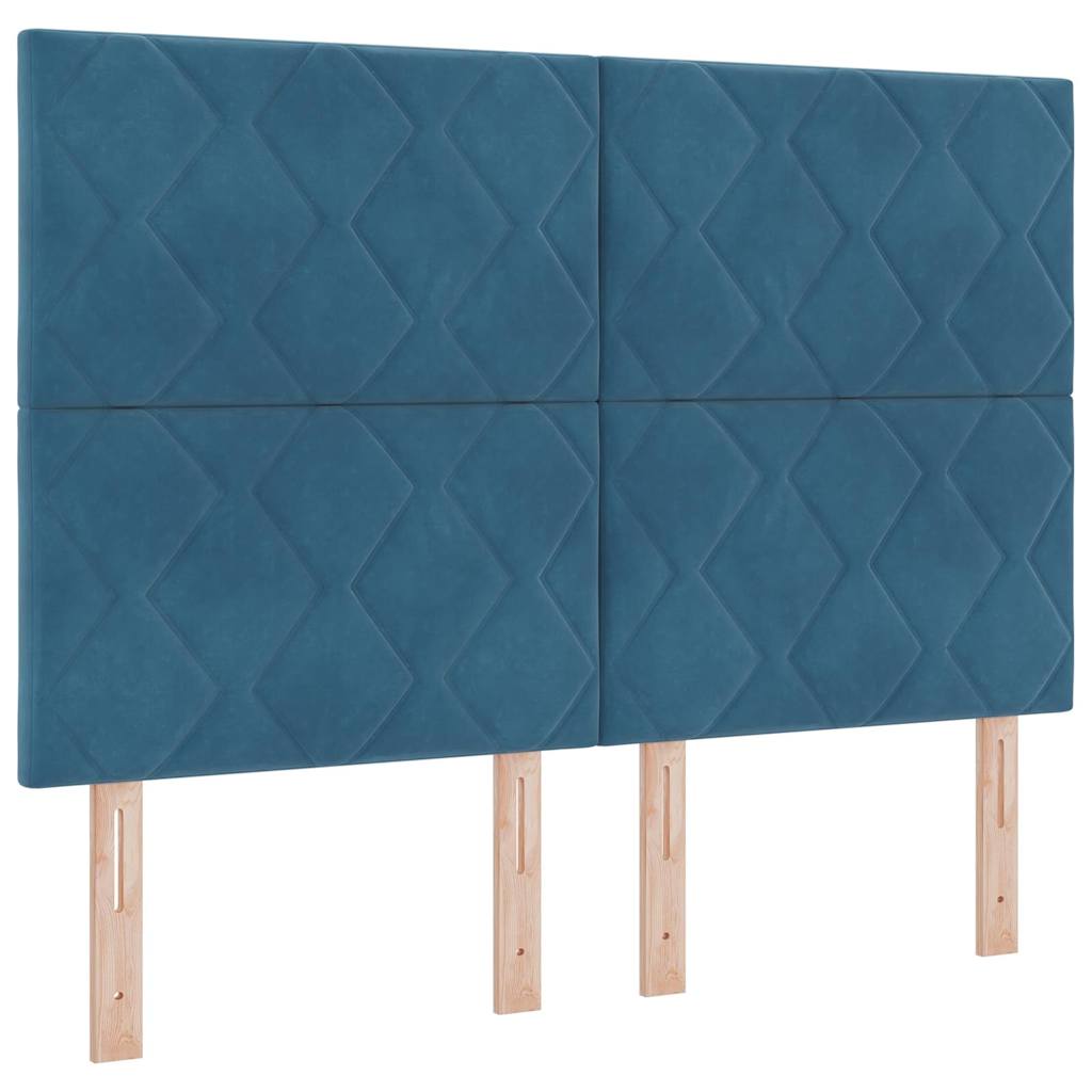 Testiera Blu Scuro 160 cm Velluto
