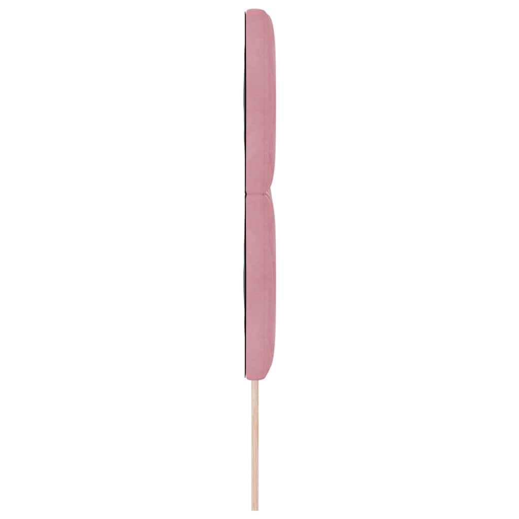 Testiera Rosa 160 cm Velluto