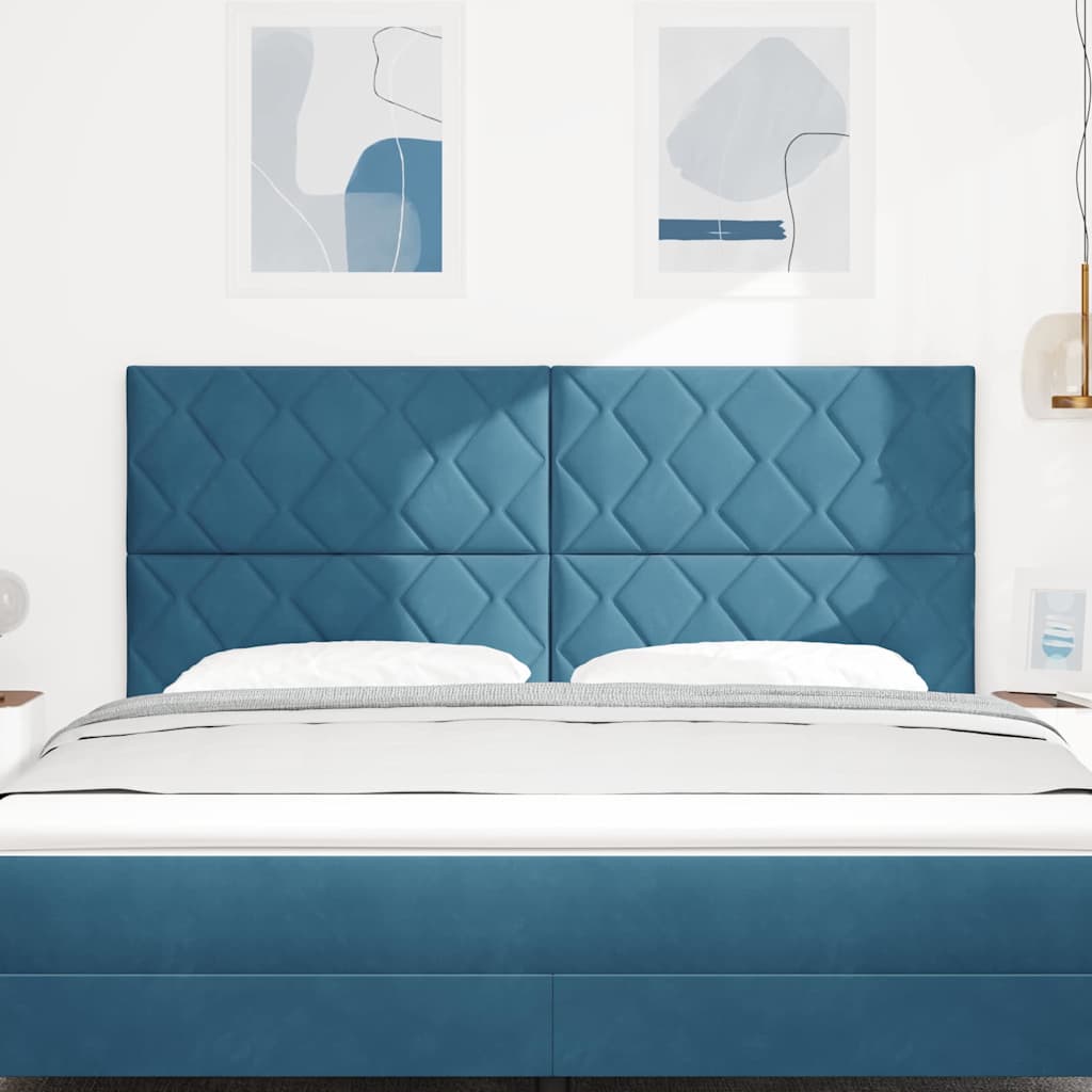 Testiera Blu Scuro 180 cm Velluto