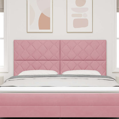 Testiera Rosa 180 cm Velluto
