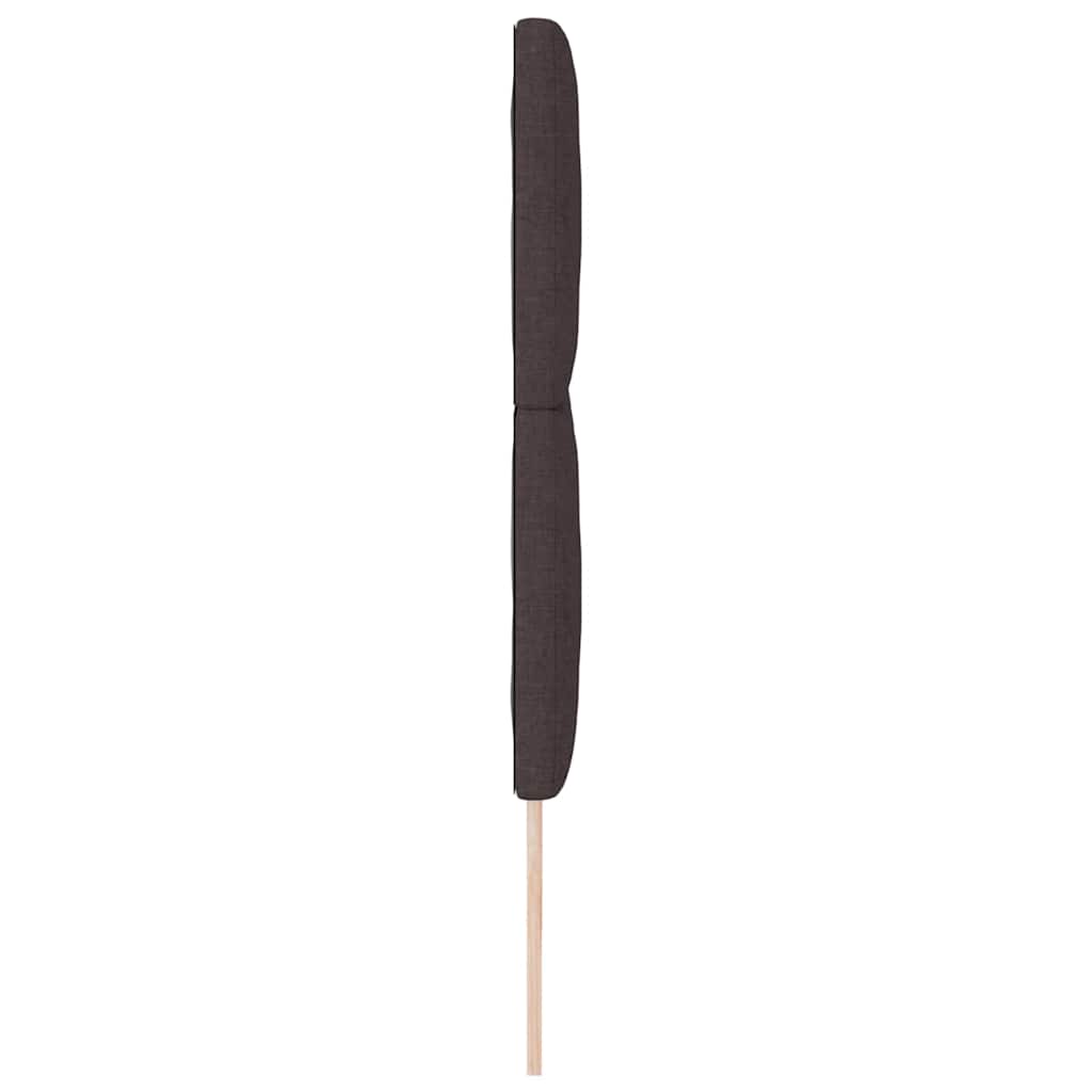 Testiera Marrone Scuro 200 cm Tessuto