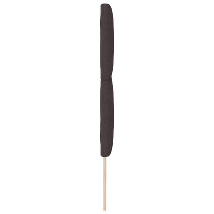 Testiera Marrone Scuro 200 cm Tessuto