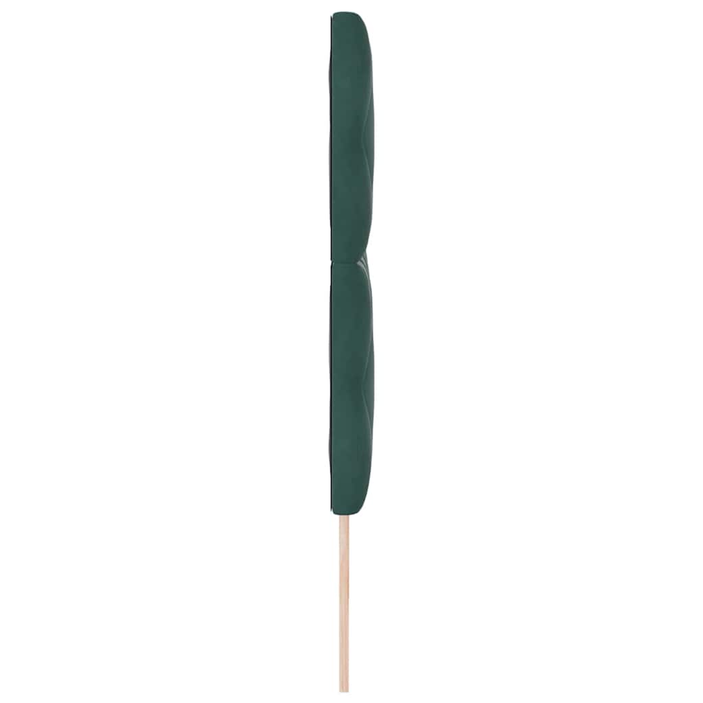 Testiera Verde Scuro 200 cm Velluto