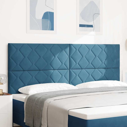 Testiera Blu Scuro 200 cm Velluto