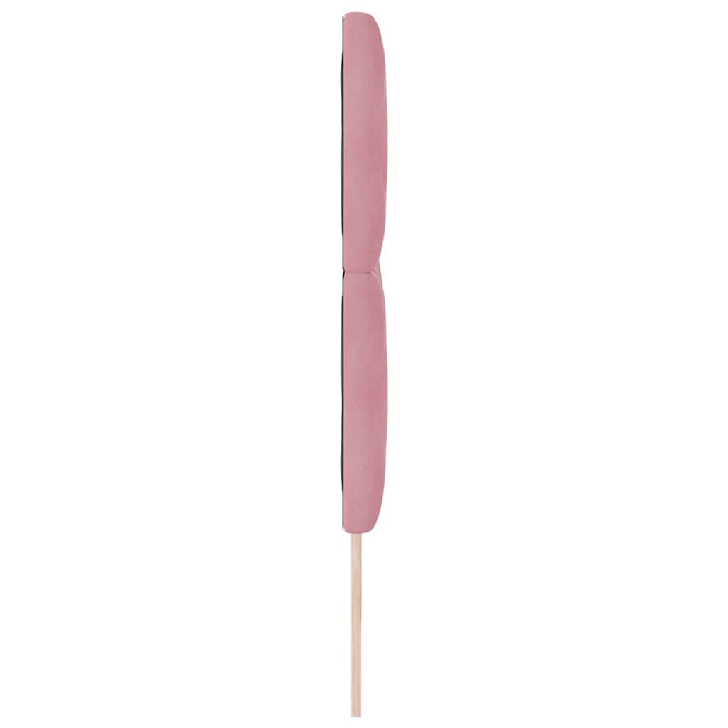 Testiera Rosa 200 cm Velluto