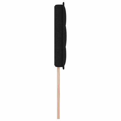 Testiera LED con strisce LED con testiera Nero 80 cm Tessuto