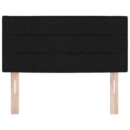 Testiera LED con strisce LED con testiera Nero 90 cm Tessuto