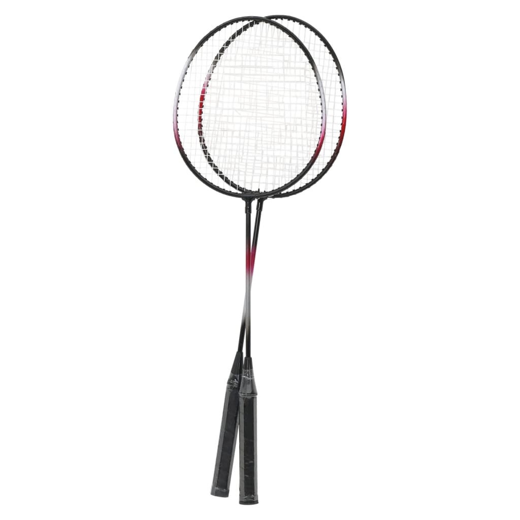 Set da Badminton con 2 Racchette, Rete e Custodia 292x30x152 cm