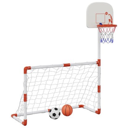 Set da Calcio e Basket per Bambini con Palloni 98x50x70 cm