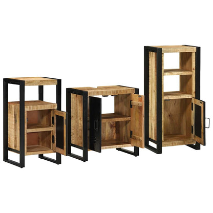 Set di mobili per il bagno 3 pcs Legno di mango massello