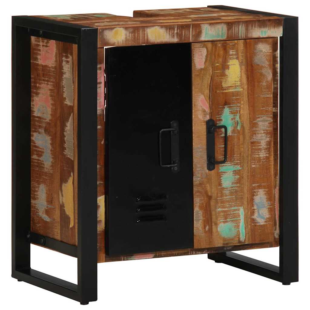 Set di mobili per il bagno 4 pcs Legno Recuperato Massello