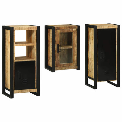 Set di mobili per il bagno 3 pcs Legno di mango massello