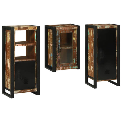 Set di mobili per il bagno 3 pcs Legno massello riciclato