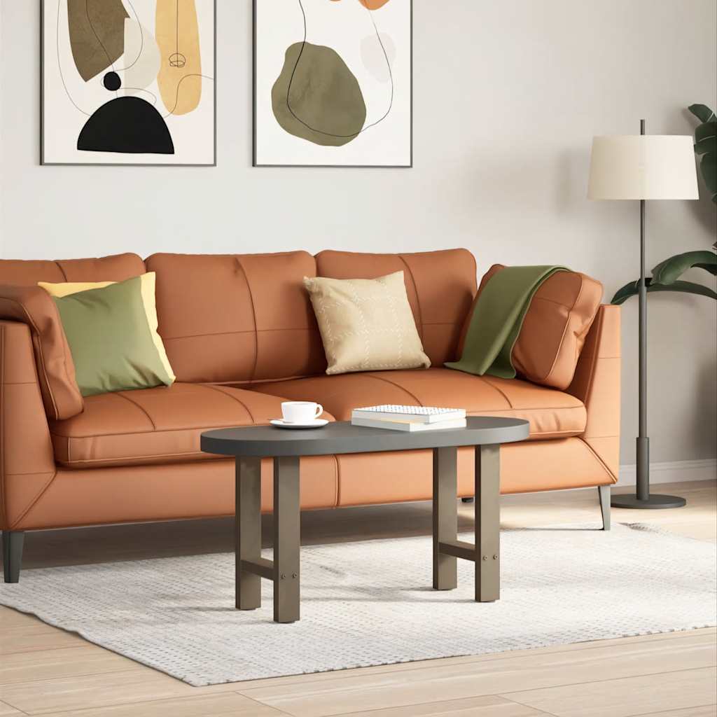 Gambe per Tavolino da CaffÃ¨ in Acciaio Naturale 2 pz 28x(42-43) cm Acciaio