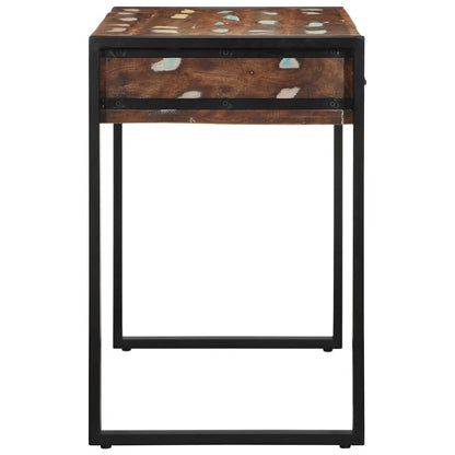 Scrivania Multicolore 100x50x75 cm in Legno Massello Recupero